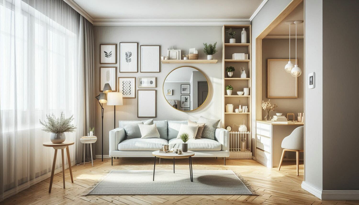 <p><span style="font-weight: bold;">Kako vizuelno povećati mali stan</span></p>