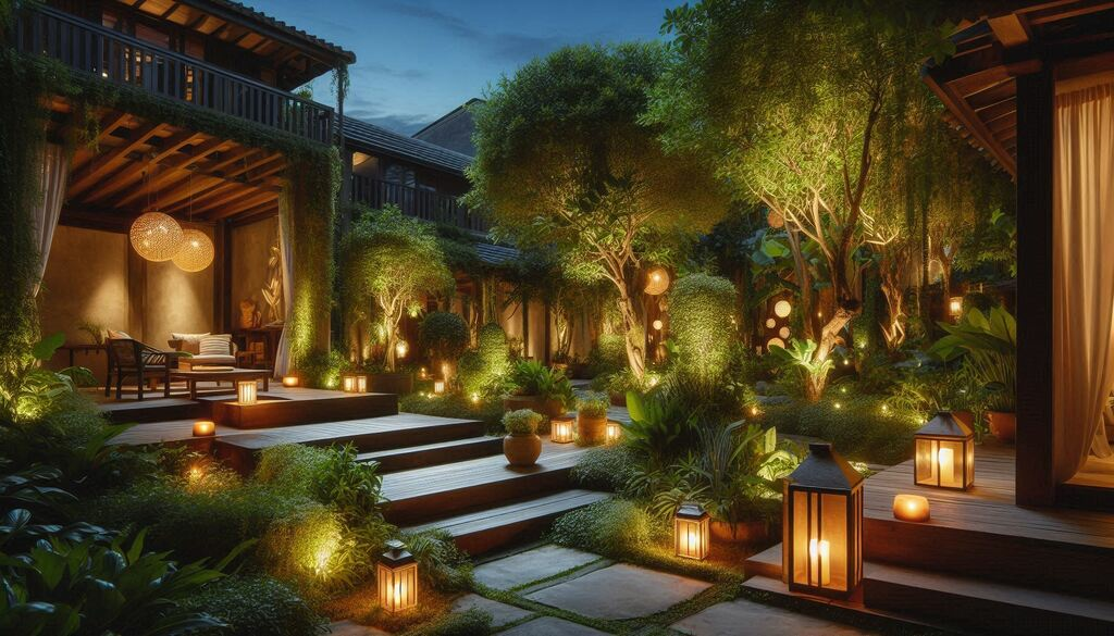 Arhitektonski detalji eksterijera u tamnoj paleti sa naglašenim geometrijskim linijama