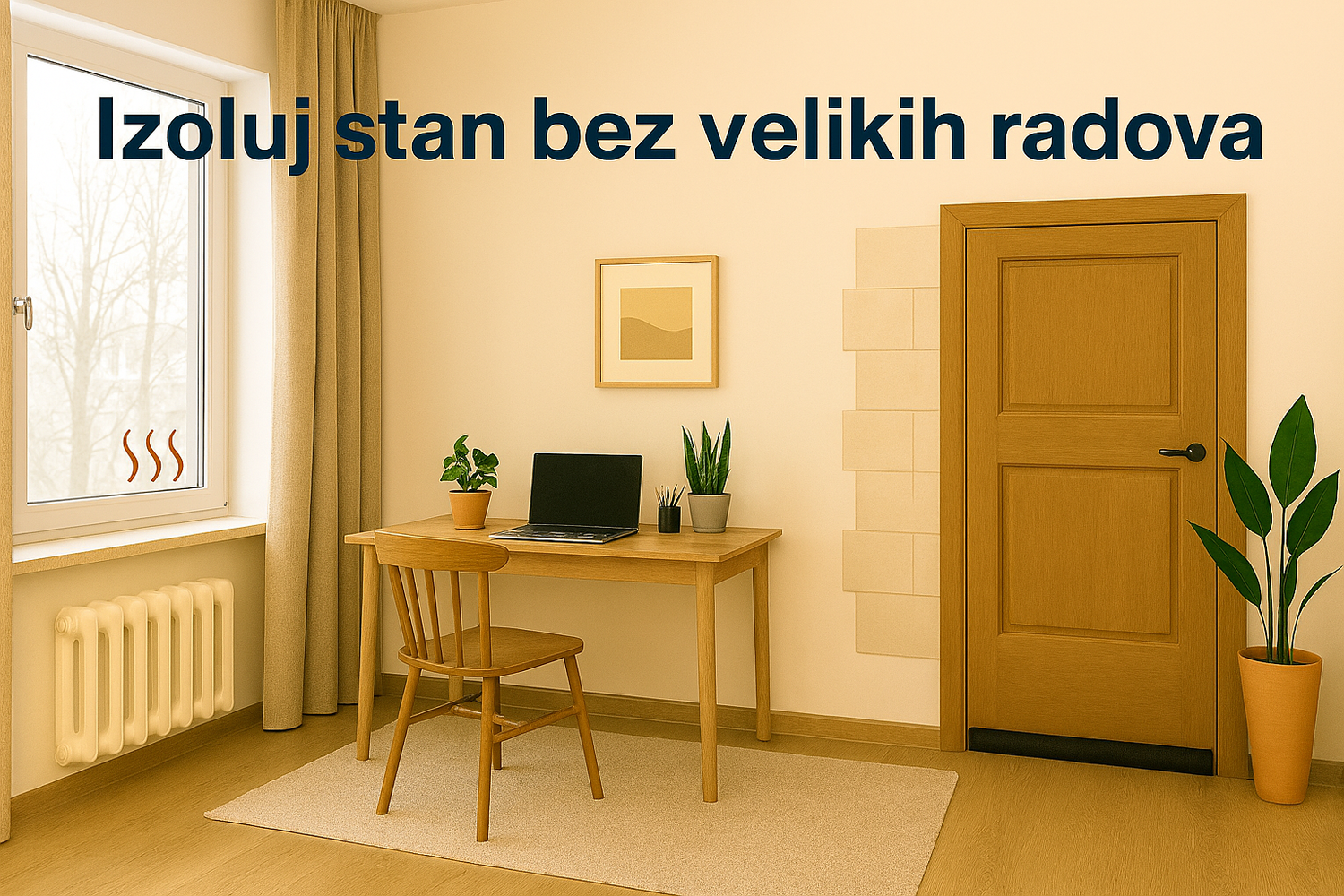 Praktična rešenja za izolaciju stana bez velikih radova – prozori, vrata i zidovi