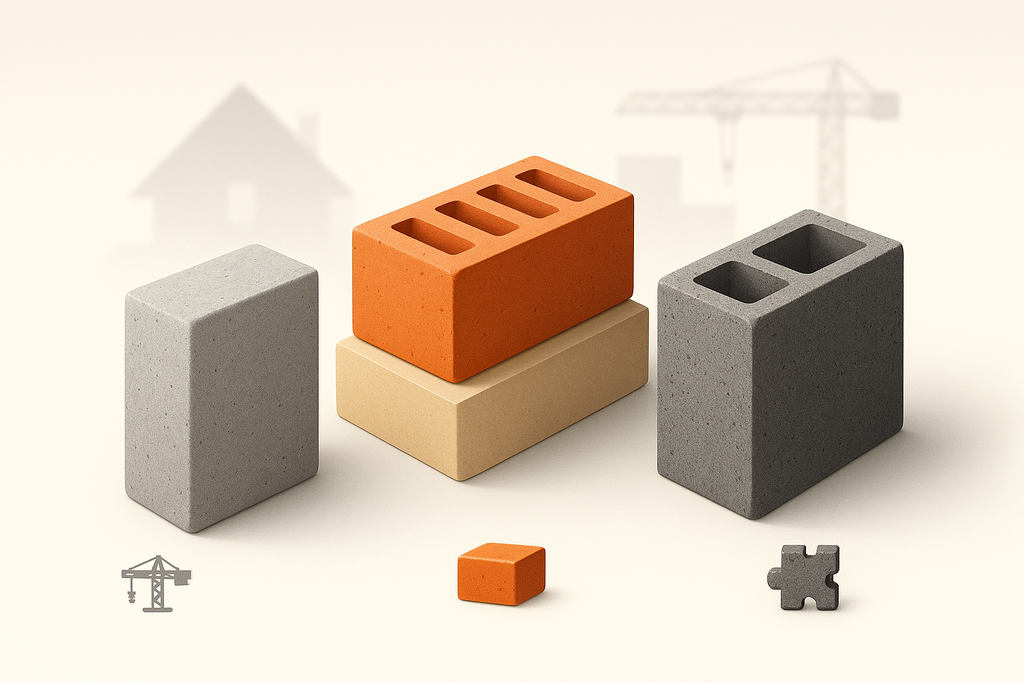<p><span style="font-weight: bold;">Beton, cigla ili blokovi: koji materijal je najbolji za gradnju?</span></p>