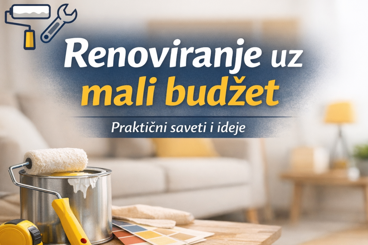 <p><span style="font-weight: bold;">Kako renovirati stan uz mali budžet</span></p>
