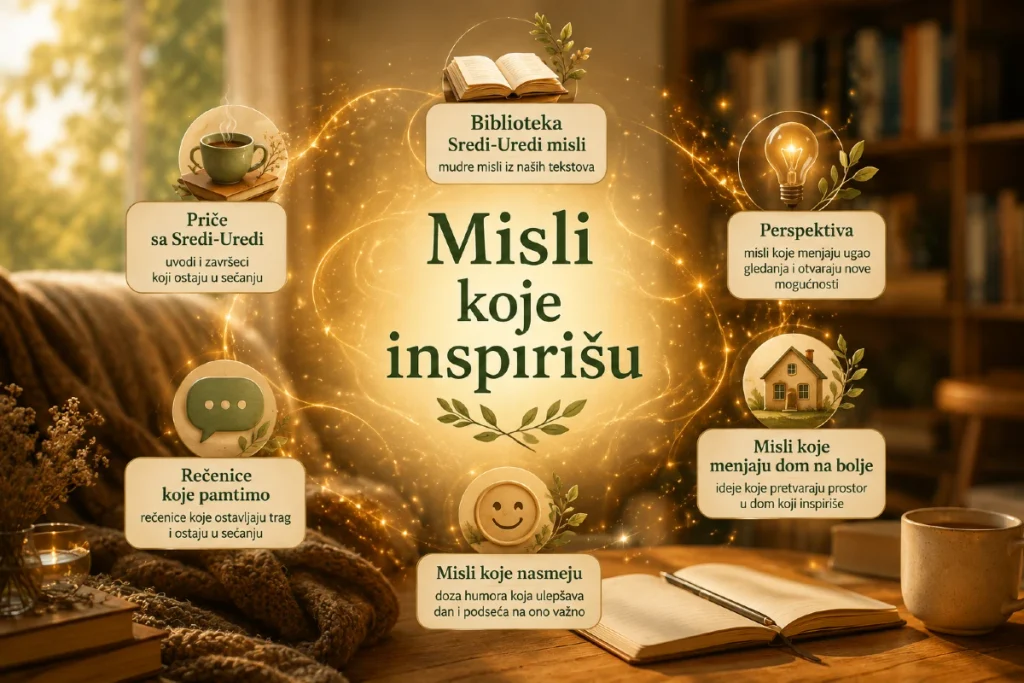 ❤️ Misli koje inspirišu Misli koje inspirišu – inspirativne misli koje pokreću promenu