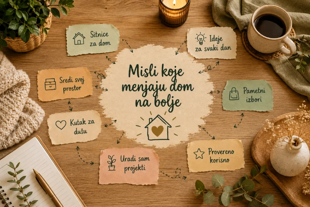 Misli koje menjaju dom na bolje – ideje za lepši i funkcionalniji dom