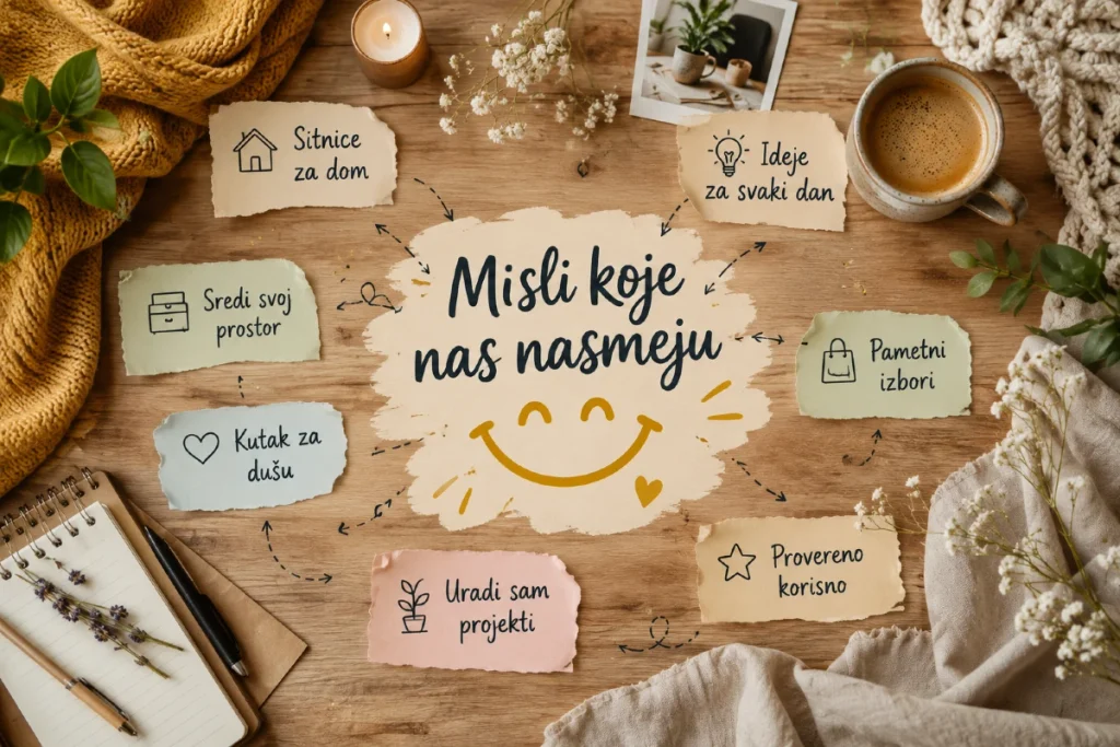😂 Misli koje nas nasmeju Misli koje nas nasmeju – vedre misli o domu i svakodnevnom životu